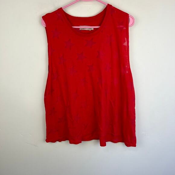 Nation LTD Crescent Heights Burnout Star Tank Top size medium - Picture 2 of 7